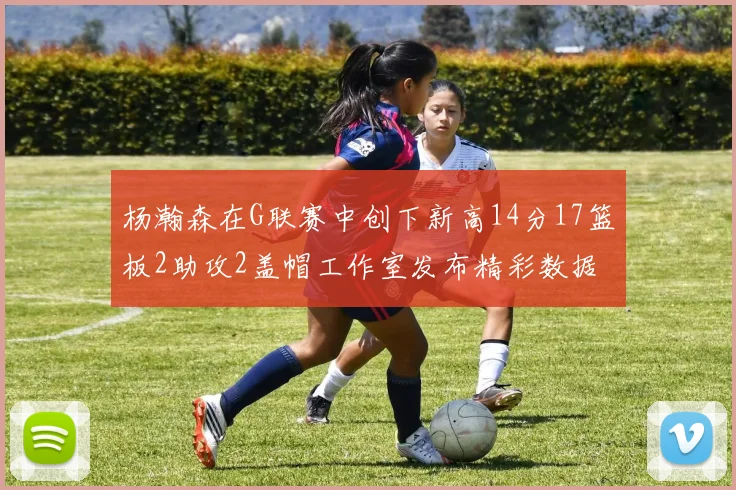 杨瀚森在G联赛中创下新高14分17篮板2助攻2盖帽工作室发布精彩数据海报